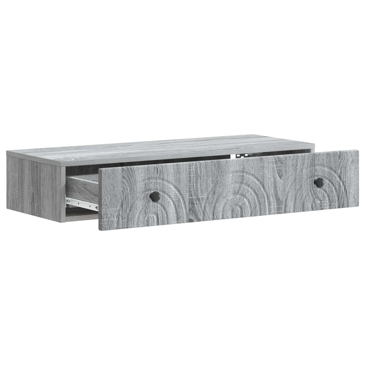 Vegghengt Sidebord Grå sonoma 87,5 x 34,5 x 17 cm