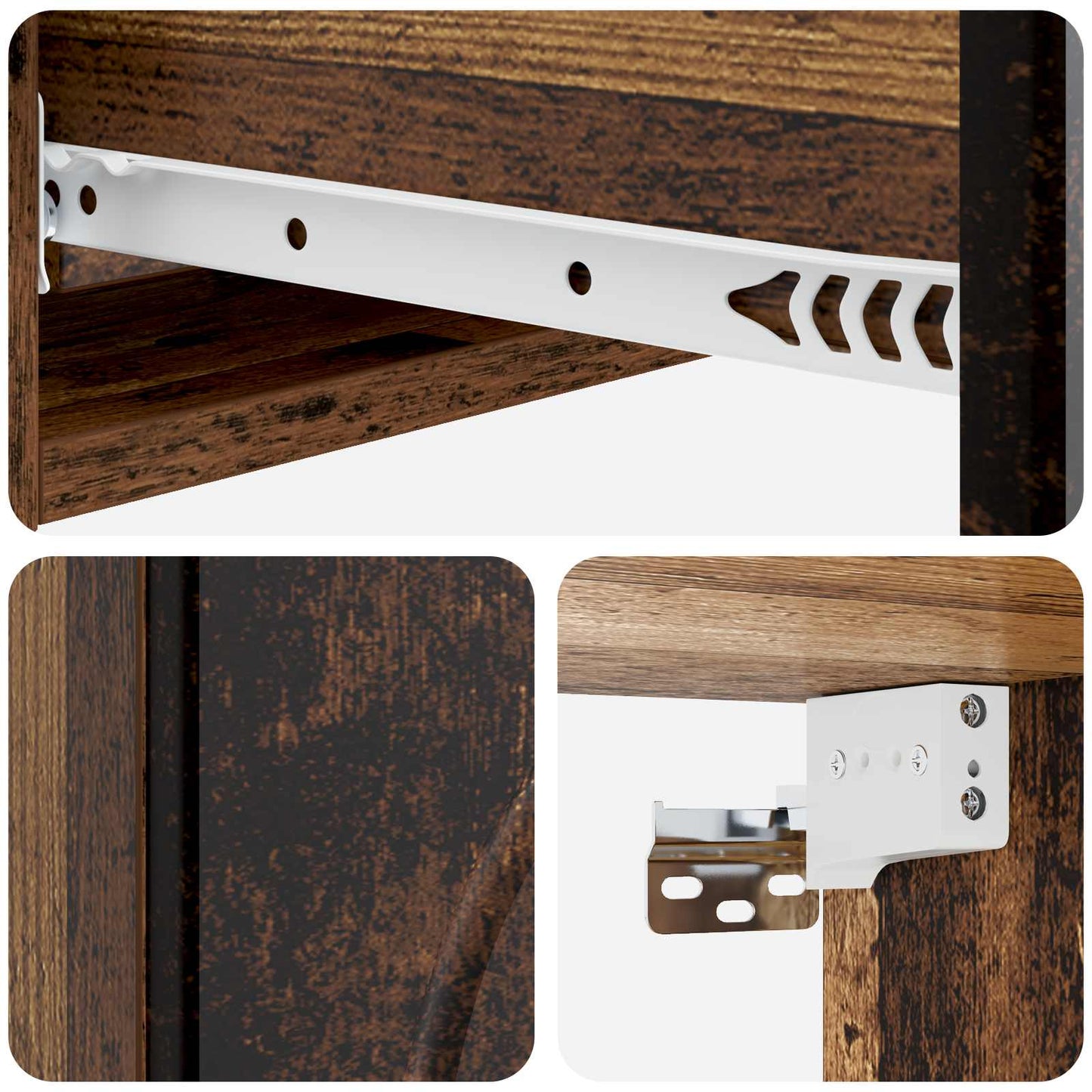 Vegghengt Sidebord Gammelt tre 87,5 x 34,5 x 17 cm