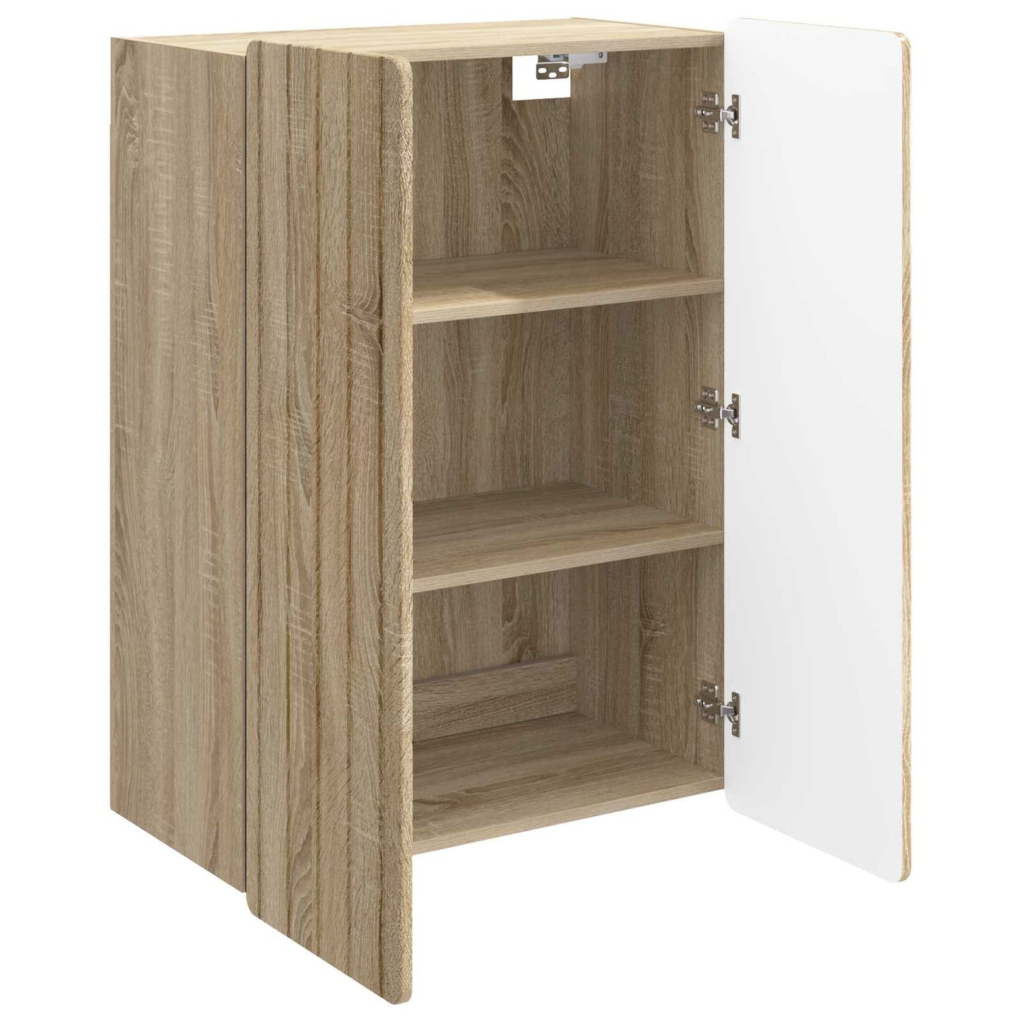Vegghengt skap Sonoma eik 66 x 34,5 x 92 cm Konstruert tre