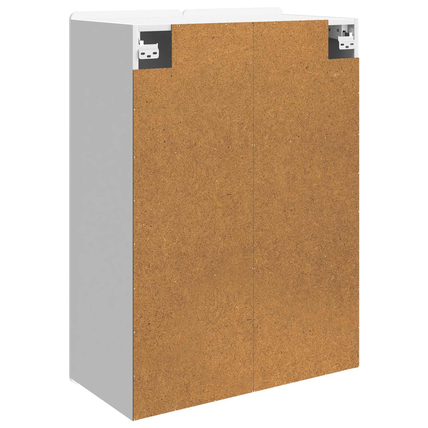Vegghengt skap Høgglans hvit 66 x 34,5 x 92 cm Konstruert tre