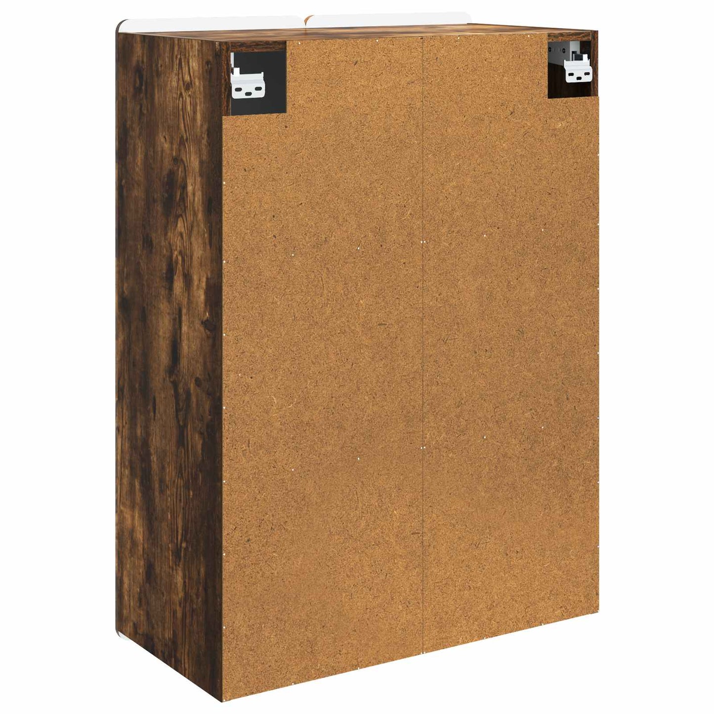 Vegghengt skap Røkt Eik 66 x 34,5 x 92 cm Konstruert tre