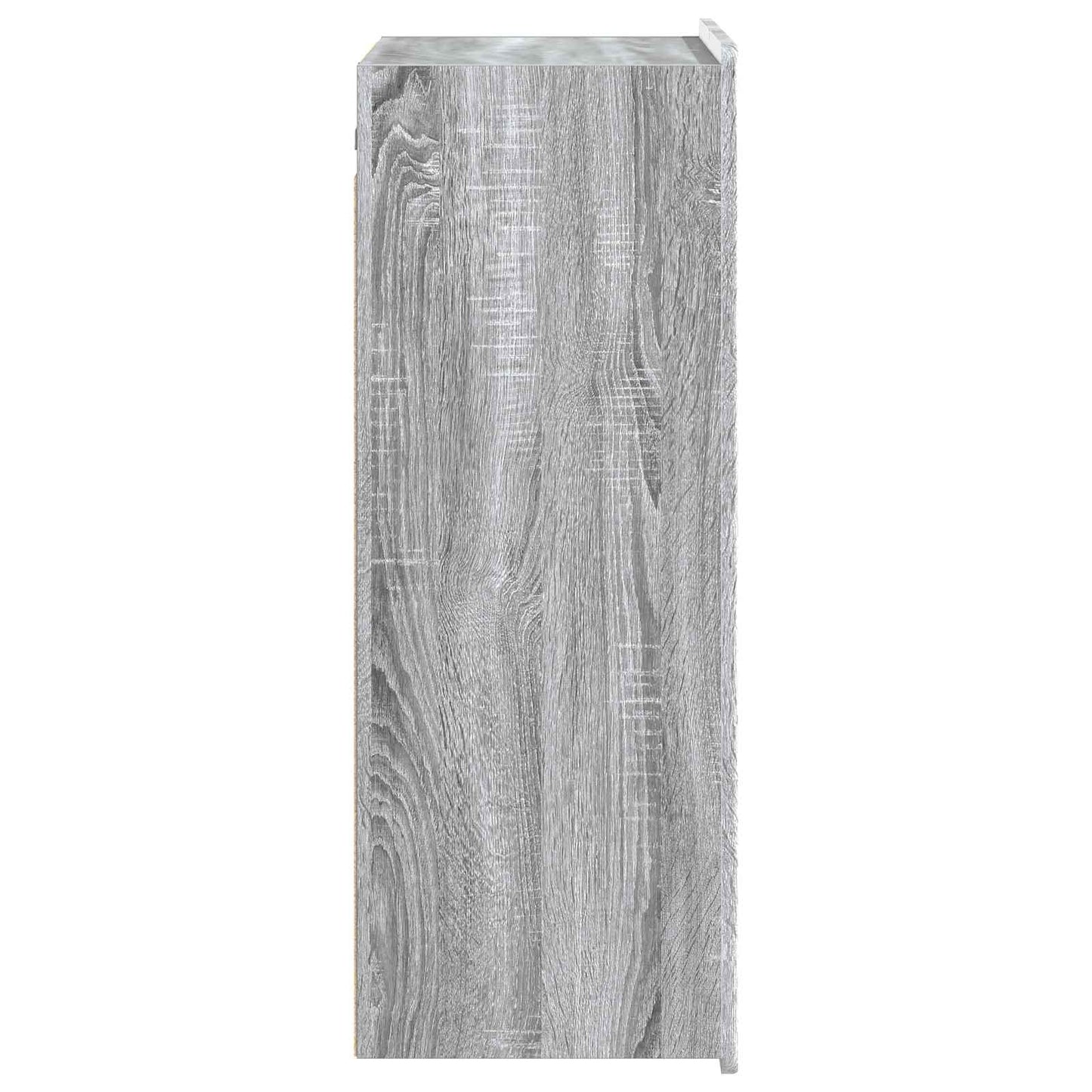 Vegghengt skap Grå Sonoma 66 x 34,5 x 92 cm Konstruert tre