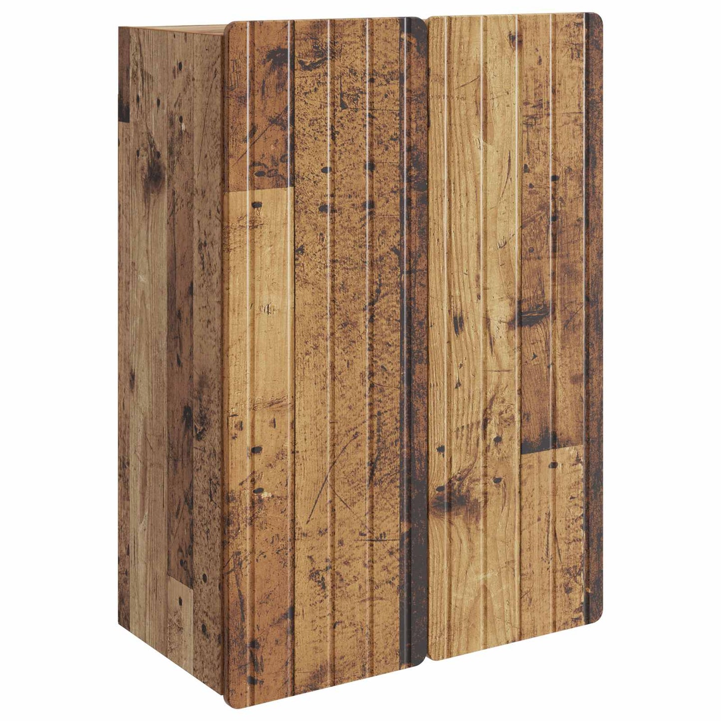 Vegghengt skap Gammelt tre 66 x 34,5 x 92 cm Konstruert tre