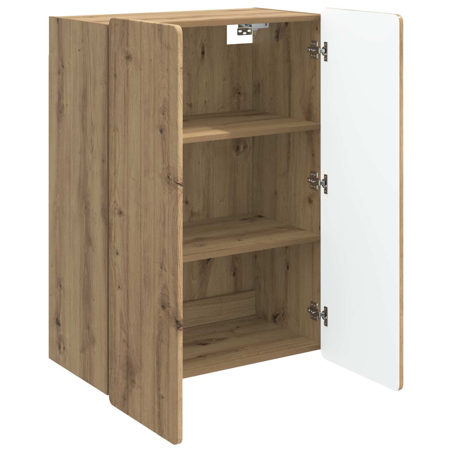 Vegghengt skap 66 x 34,5 x 92 cm Konstruert tre Artisan eik