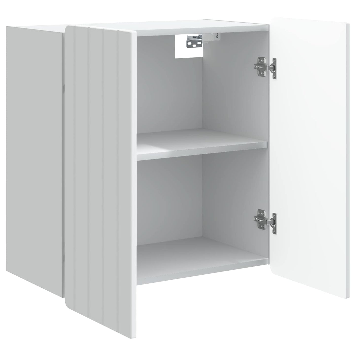Vegghengt skap Hvit 59 x 31 x 64 cm Konstruert tre