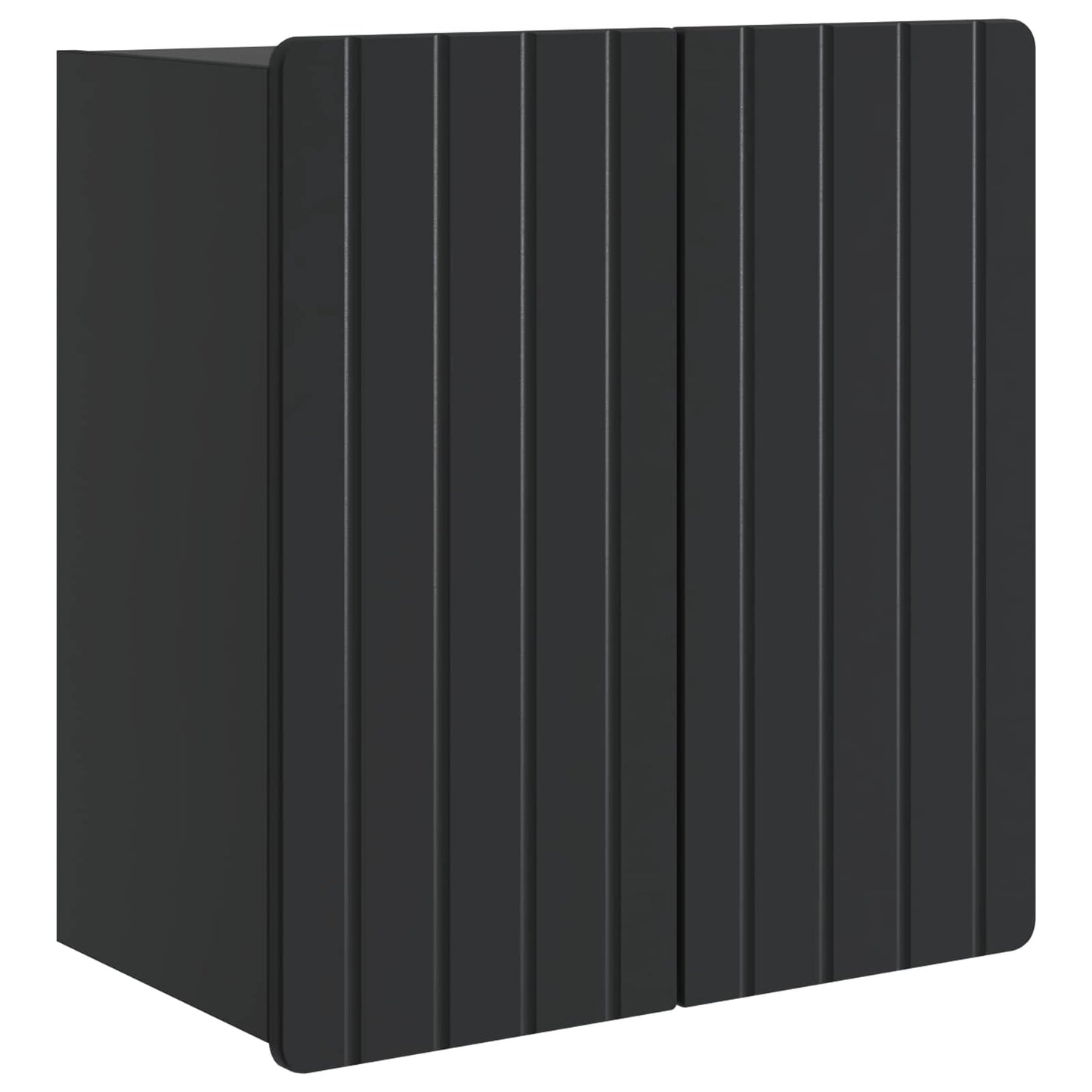 Vegghengt skap Svart 59 x 31 x 64 cm Konstruert tre
