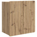 Vegghengt skap Artisan eik 59 x 31 x 64 cm Konstruert tre