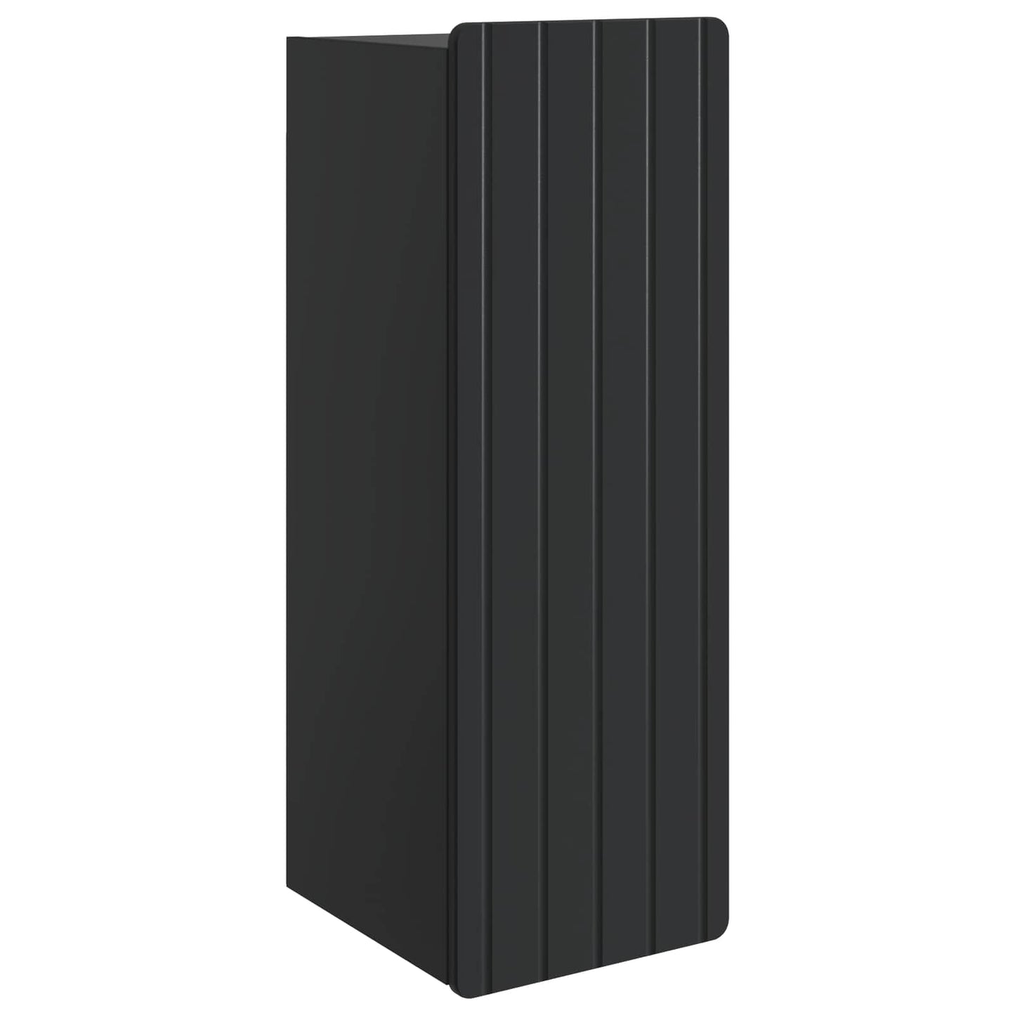 Vegghengt skap Svart 33 x 34,5 x 94 cm Konstruert tre