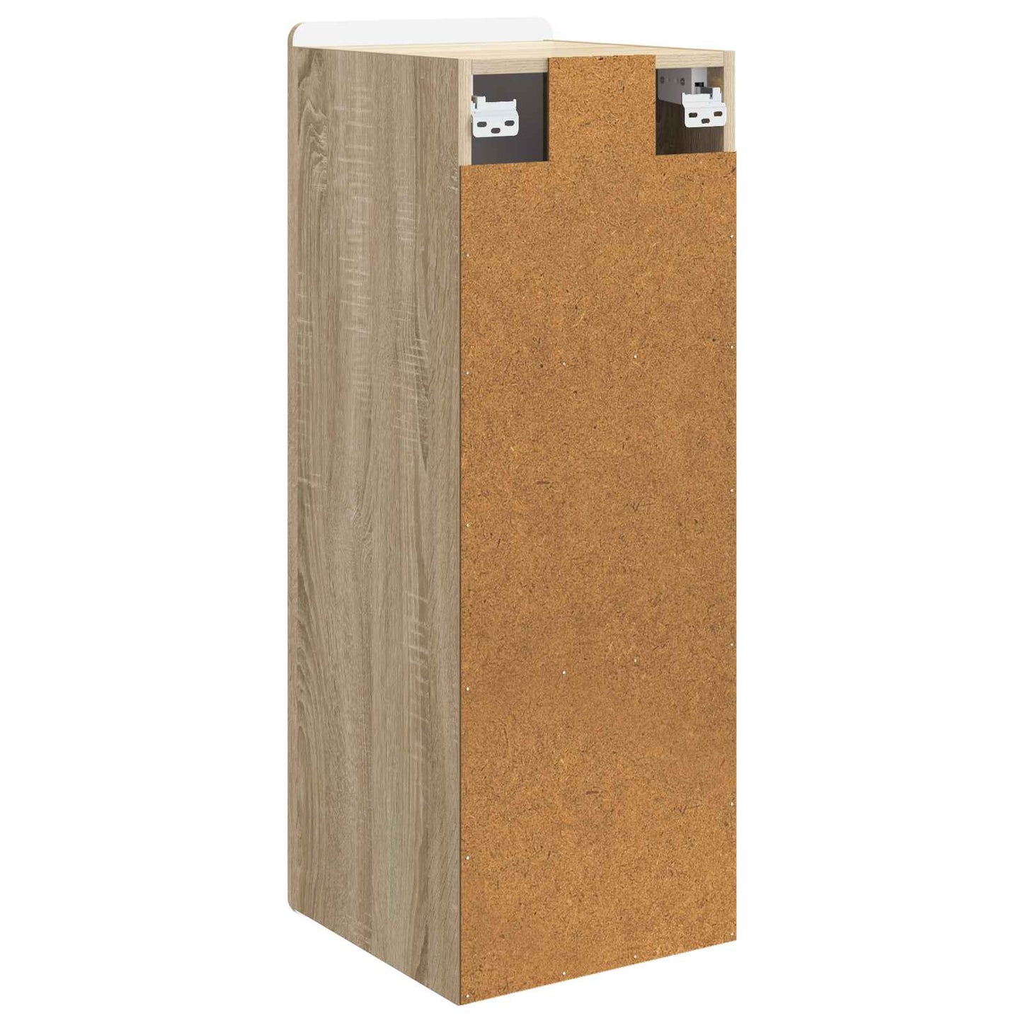 Vegghengt skap Sonoma eik 33 x 34,5 x 94 cm Konstruert tre