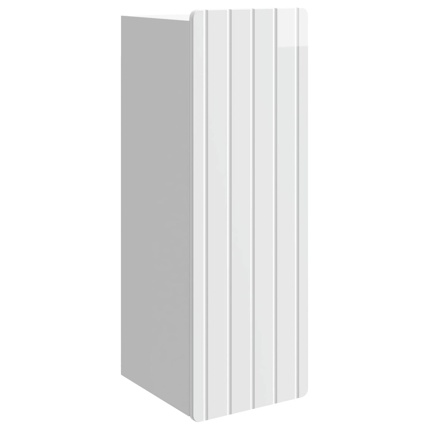 Vegghengt skap Høgglans hvit 33 x 34,5 x 94 cm Konstruert tre