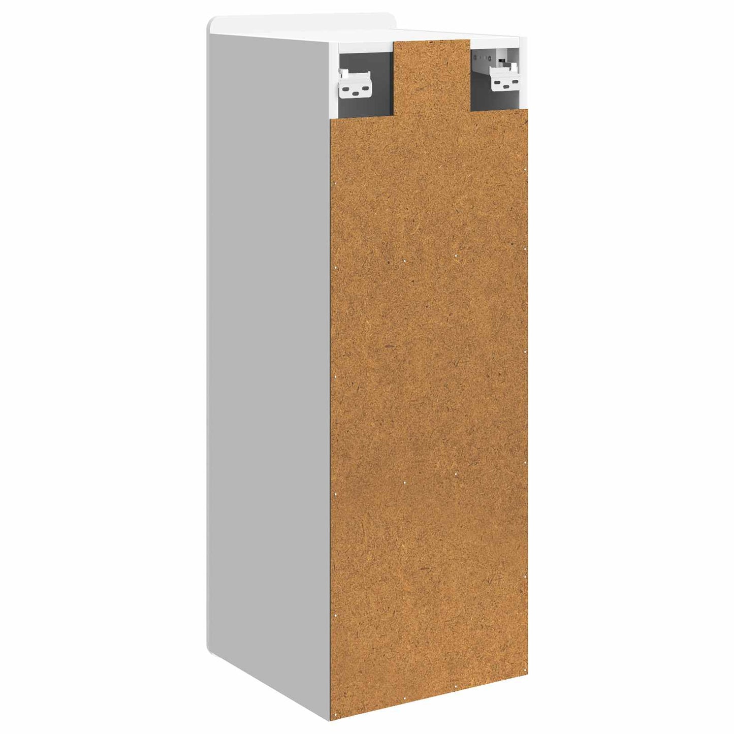 Vegghengt skap Høgglans hvit 33 x 34,5 x 94 cm Konstruert tre