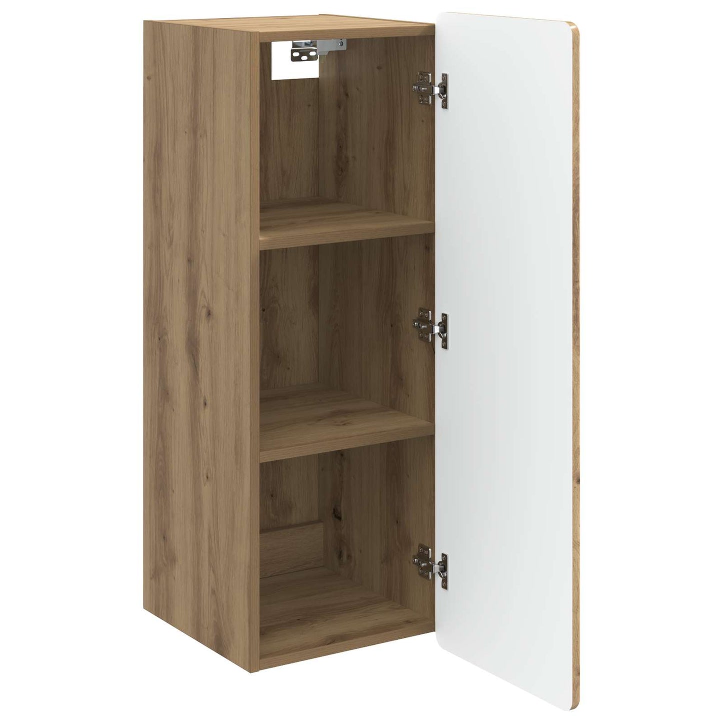 Vegghengt skap 33 x 34,5 x 94 cm Konstruert tre Artisan eik