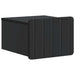 Vegghengt Nattbord Svart 33 x 34,5 x 24 cm Konstruert tre