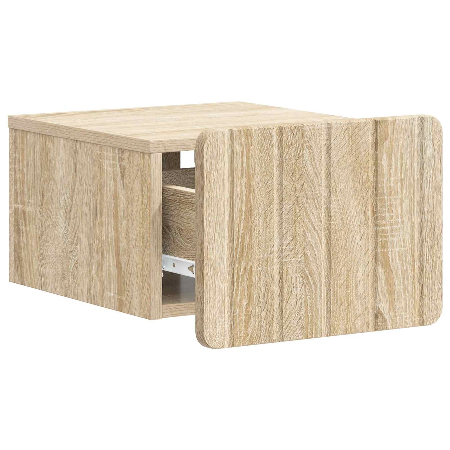Vegghengt Nattbord Sonoma eik 33 x 34,5 x 24 cm Konstruert tre