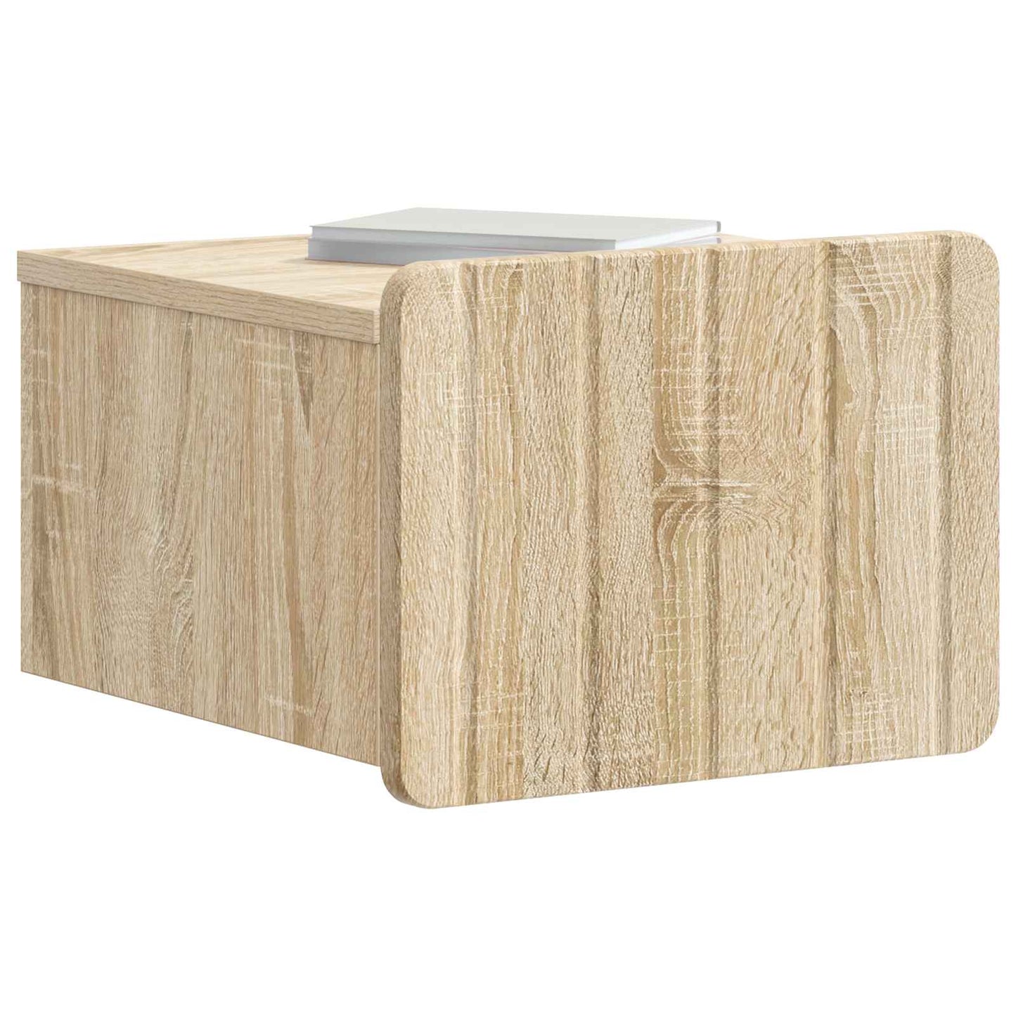 Vegghengt Nattbord Sonoma eik 33 x 34,5 x 24 cm Konstruert tre