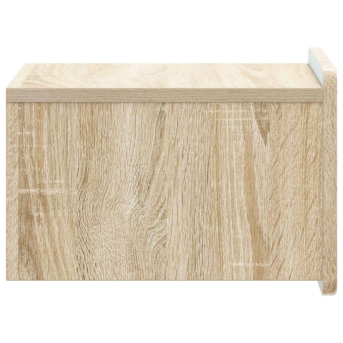 Vegghengt Nattbord Sonoma eik 33 x 34,5 x 24 cm Konstruert tre