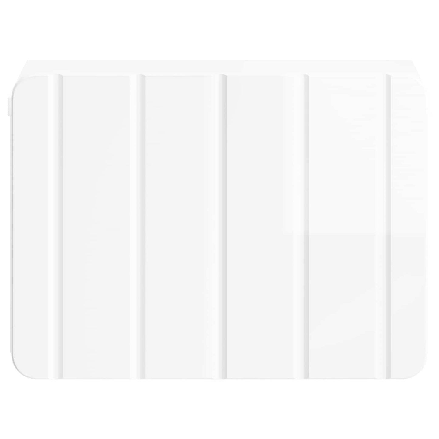 Vegghengt Nattbord 2 pcs Høgglans hvit 33 x 34,5 x 24 cm