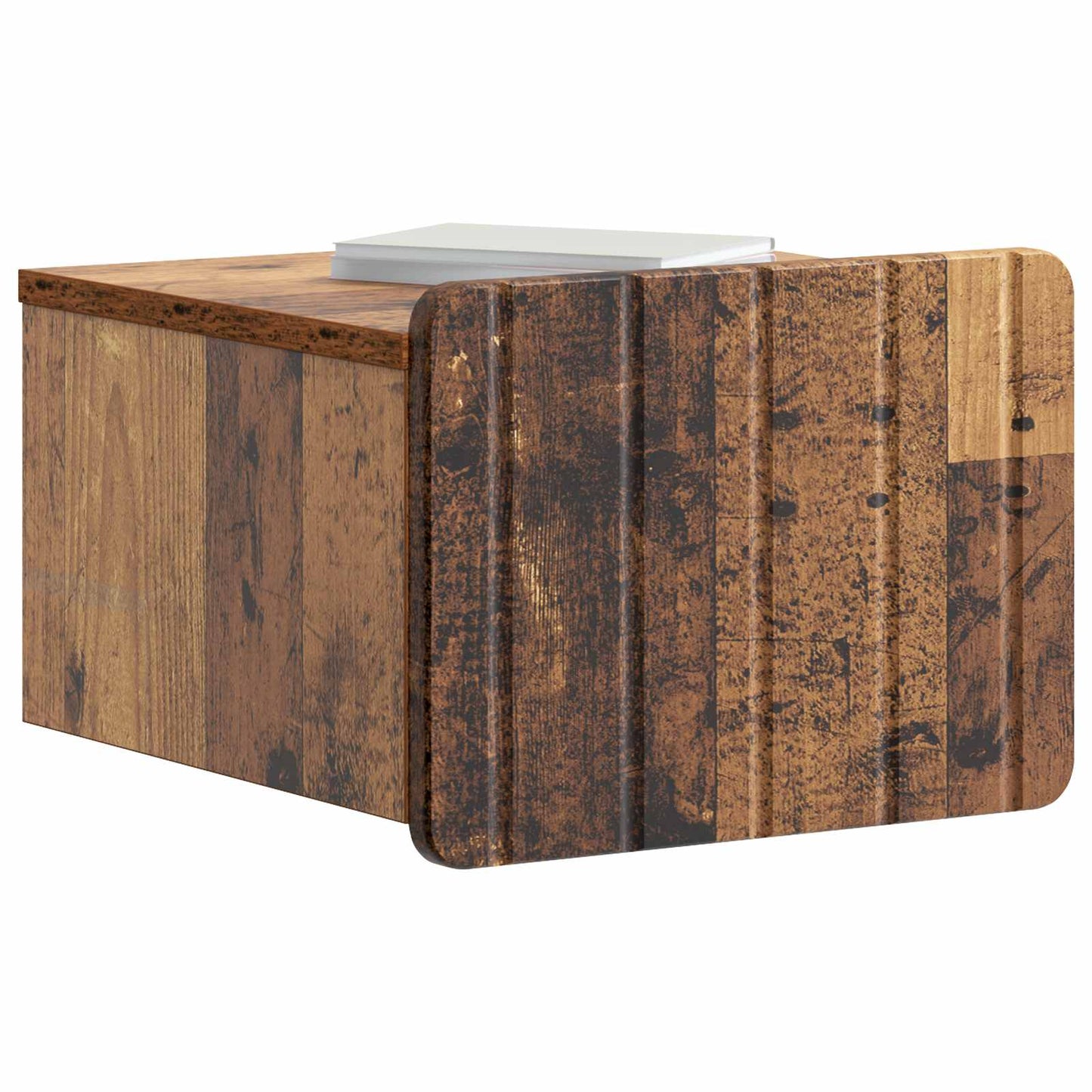 Vegghengt Nattbord Gammelt tre 33 x 34,5 x 24 cm Konstruert tre