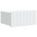 Vegghengt Nattbord Hvit 49 x 34,5 x 24 cm Konstruert tre