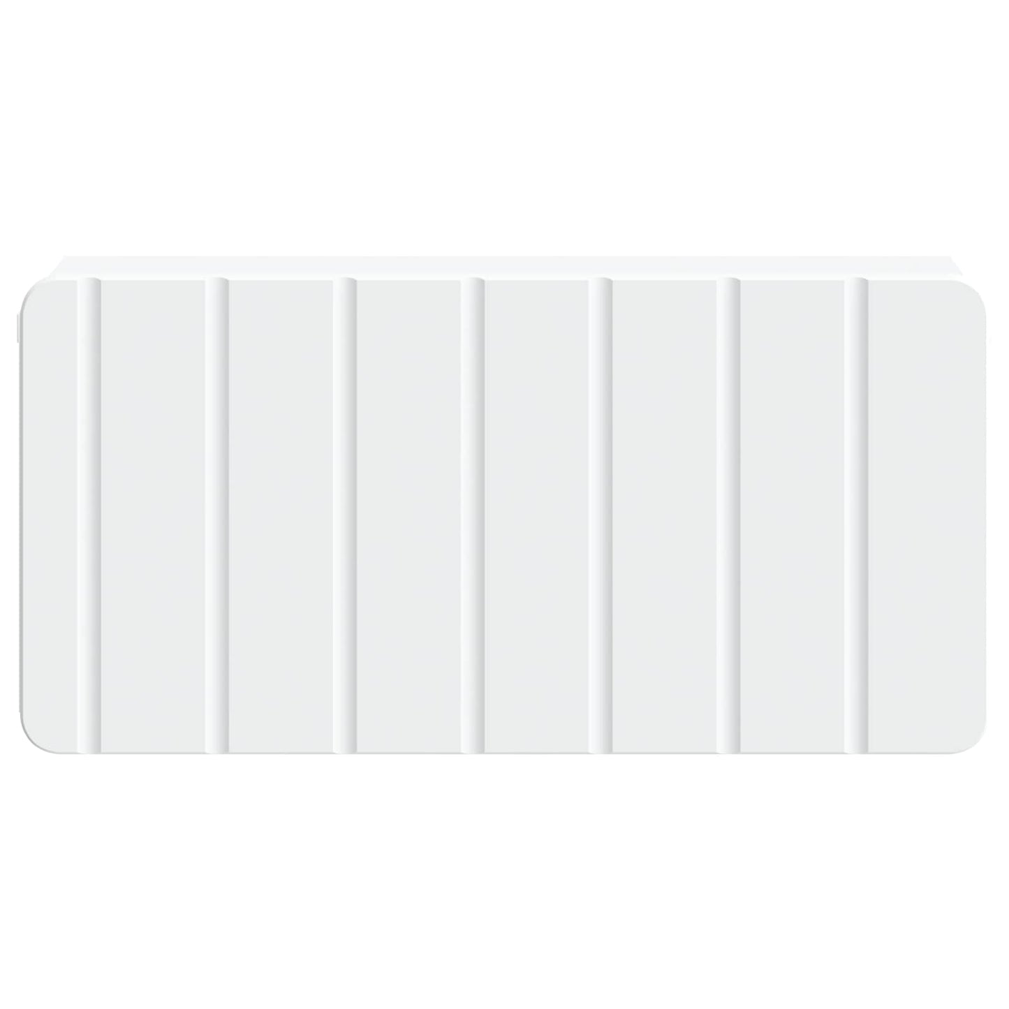 Vegghengt Nattbord 2 pcs Hvit 49 x 34,5 x 24 cm Konstruert tre