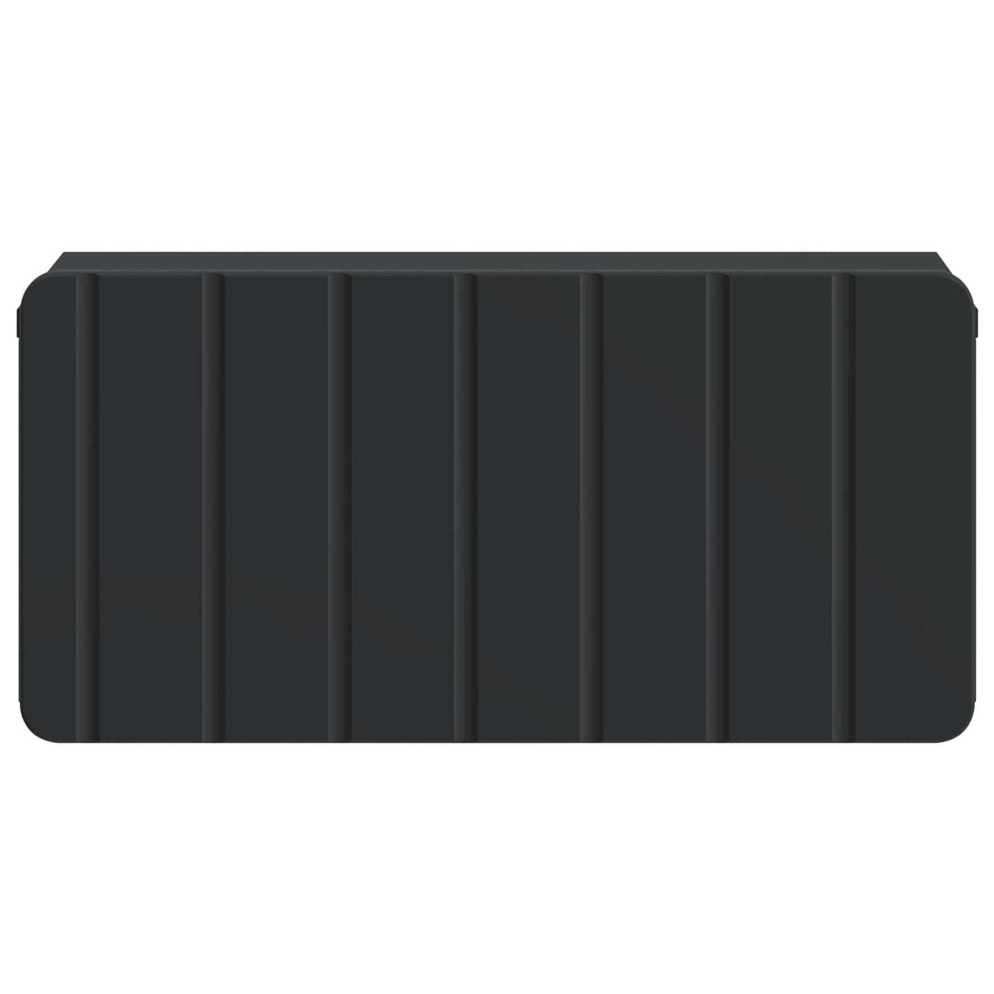 Vegghengt Nattbord 2 pcs Svart 49 x 34,5 x 24 cm Konstruert tre