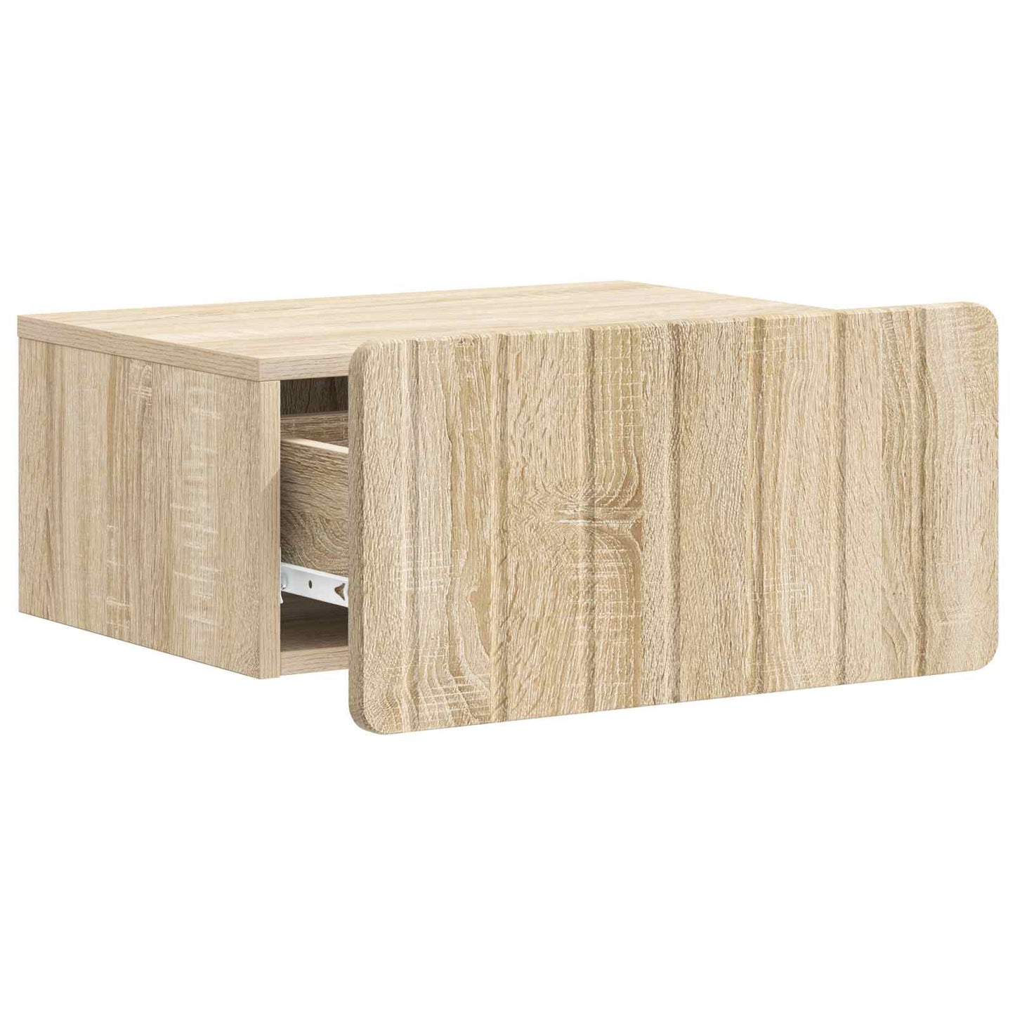 Vegghengt Nattbord Sonoma eik 49 x 34,5 x 24 cm Konstruert tre