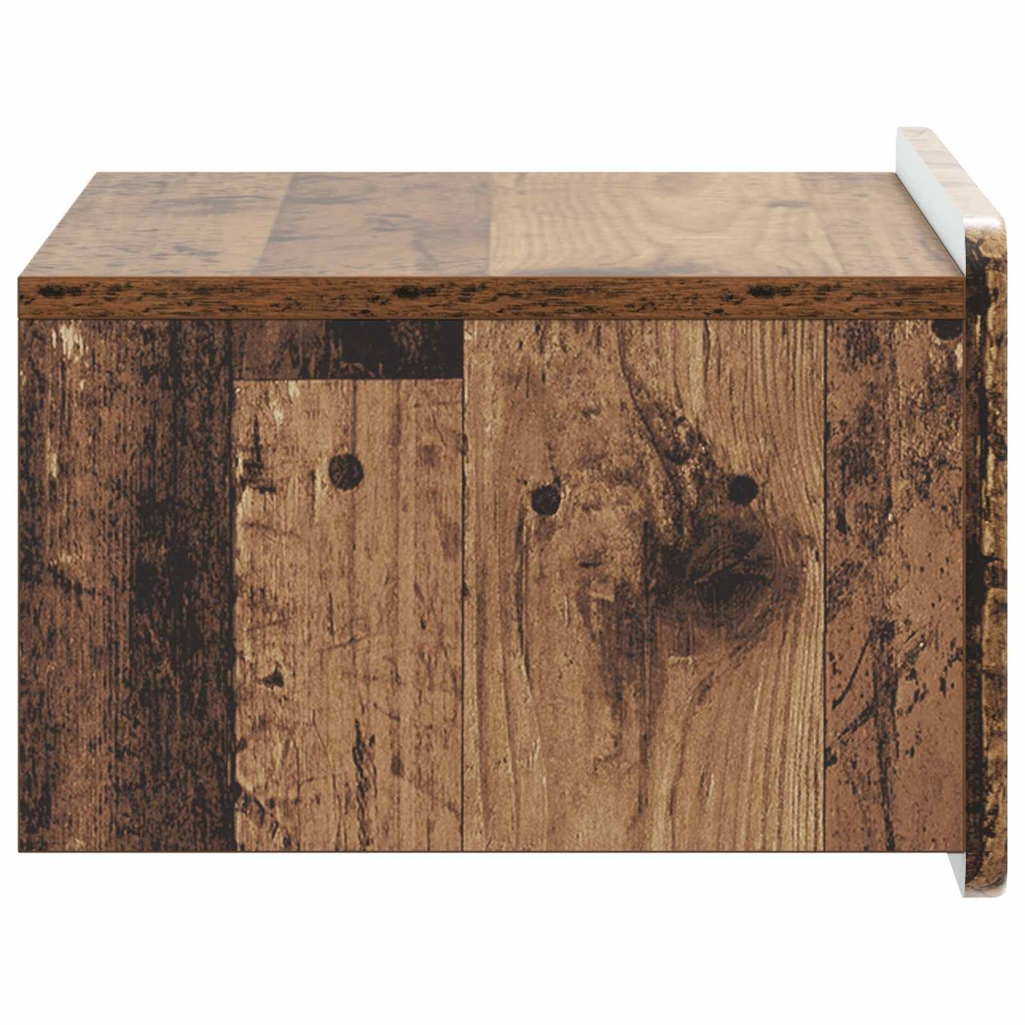 Vegghengt Nattbord Gammelt tre 49 x 34,5 x 24 cm Konstruert tre