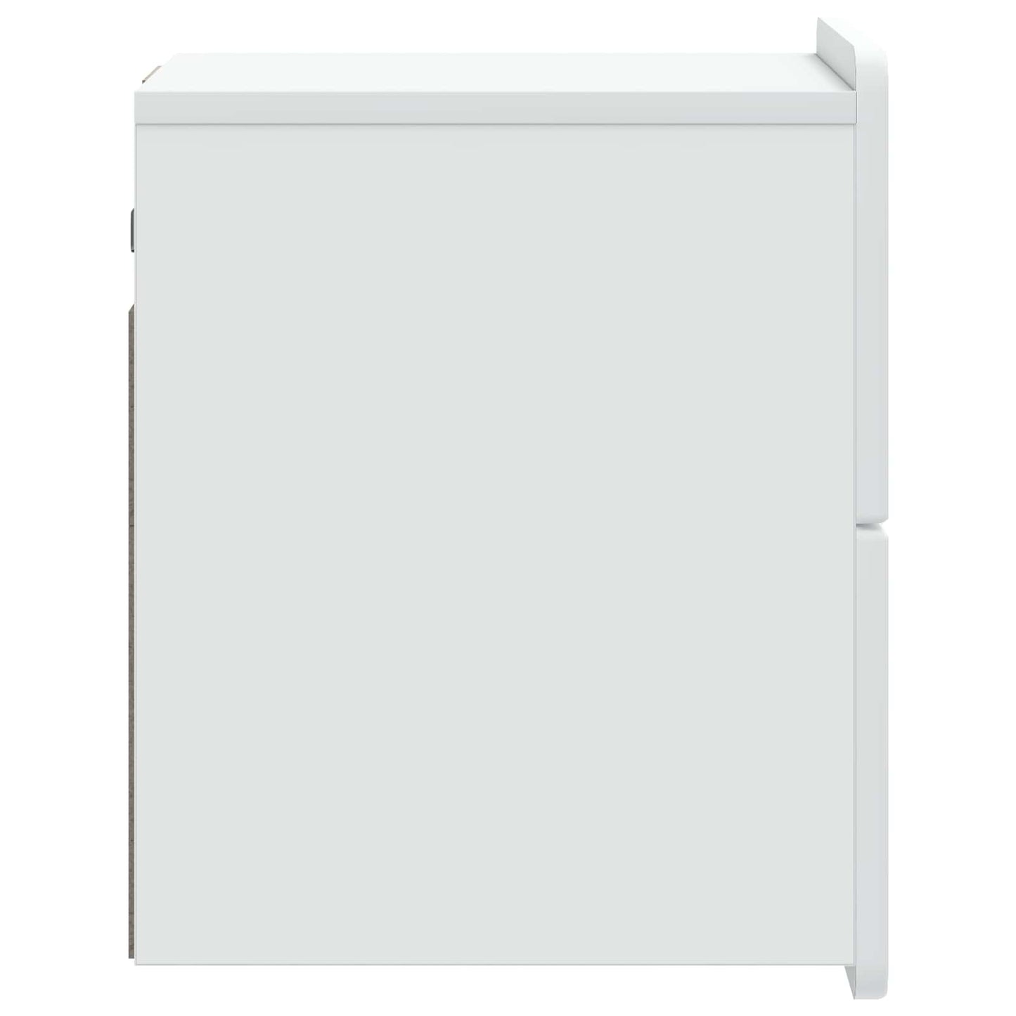 Vegghengt Nattbord Hvit 33 x 34,5 x 43 cm Konstruert tre