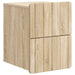 Vegghengt Nattbord Sonoma eik 33 x 34,5 x 43 cm Konstruert tre