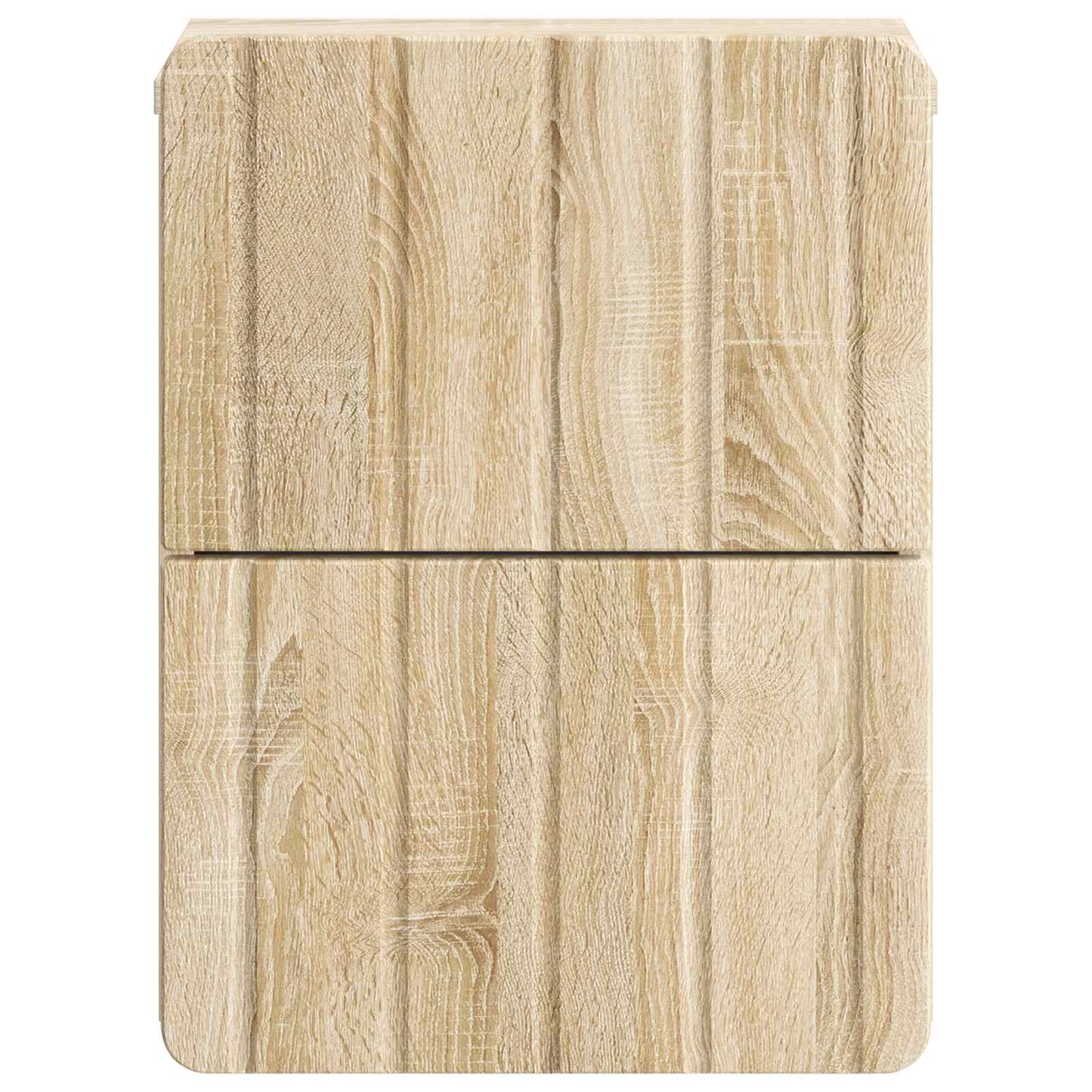 Vegghengt Nattbord Sonoma eik 33 x 34,5 x 43 cm Konstruert tre