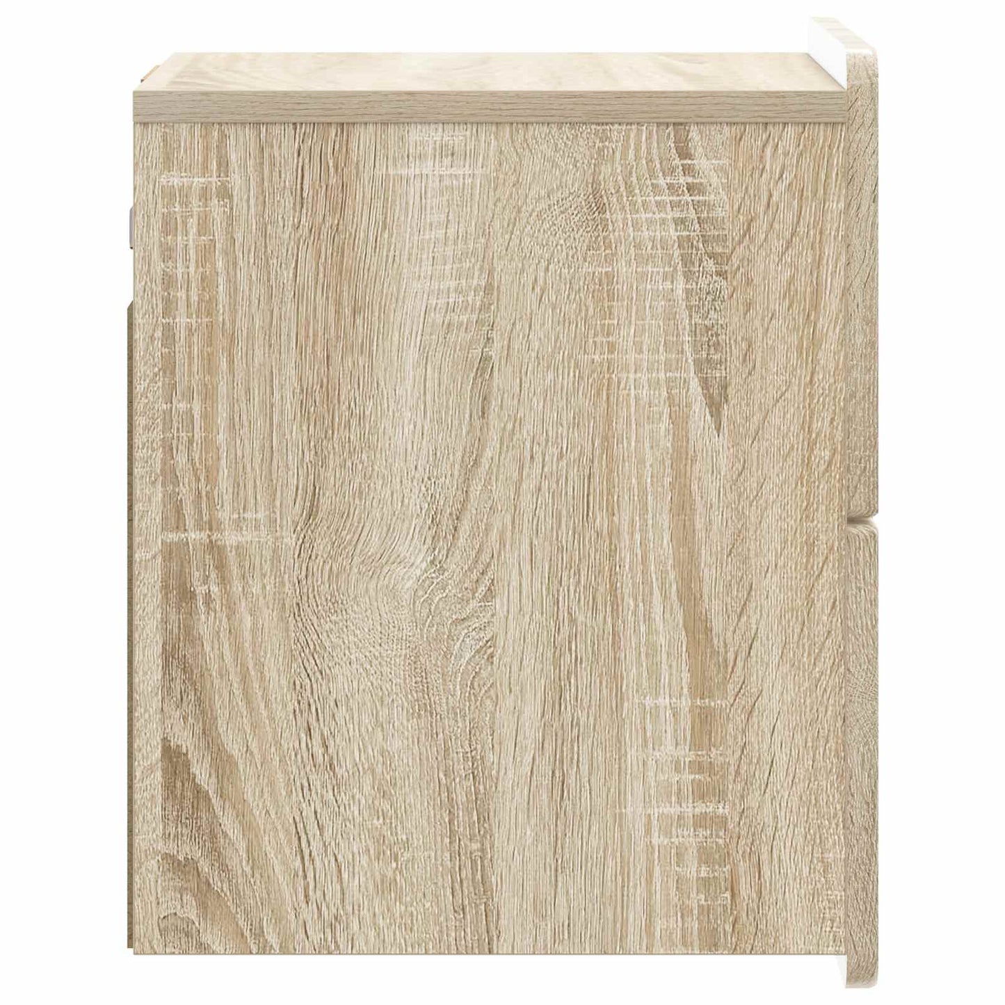 Vegghengt Nattbord Sonoma eik 33 x 34,5 x 43 cm Konstruert tre