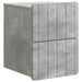 Vegghengt Nattbord Betonggrå 33 x 34,5 x 43 cm Konstruert tre