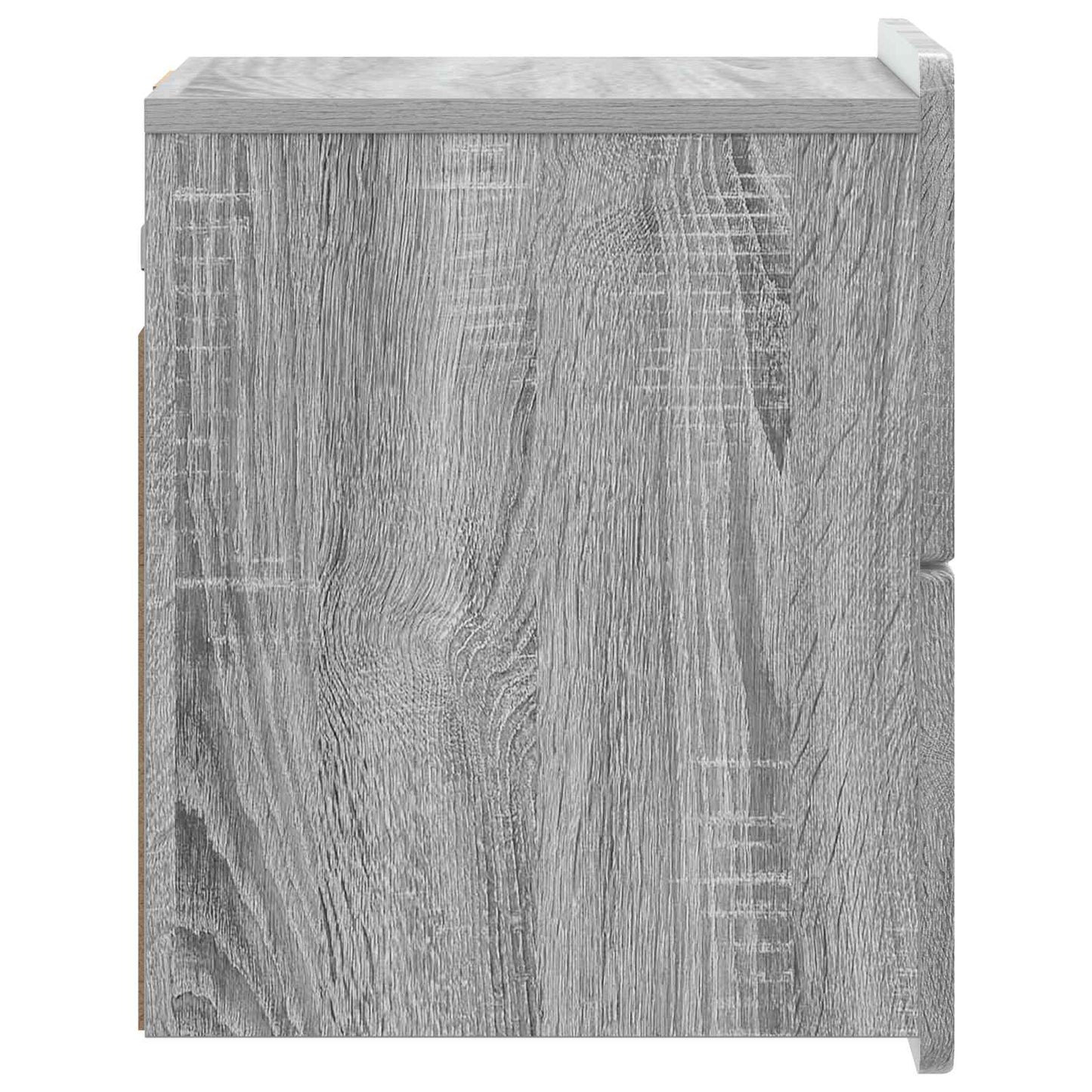 Vegghengt Nattbord Grå sonoma 33 x 34,5 x 43 cm Konstruert tre