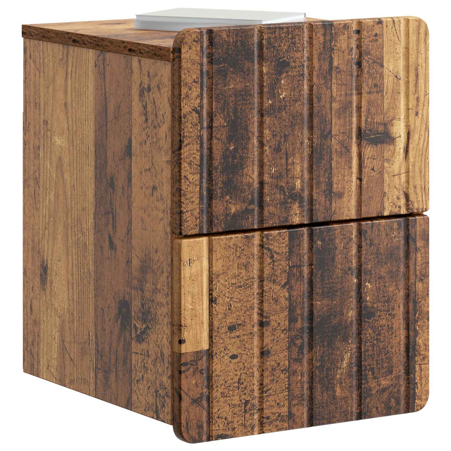 Vegghengt Nattbord Gammelt tre 33 x 34,5 x 43 cm Konstruert tre