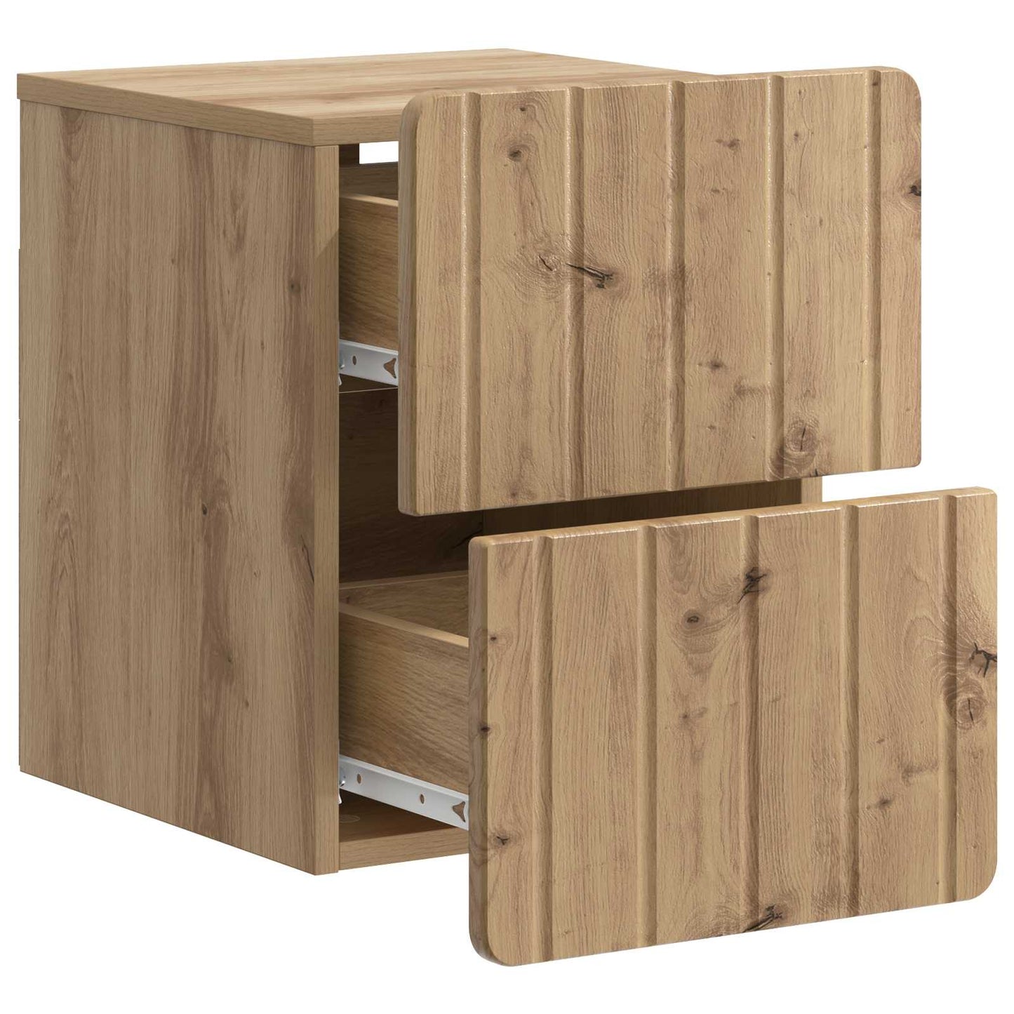 Vegghengt Nattbord Artisan eik 33 x 34,5 x 43 cm Konstruert tre