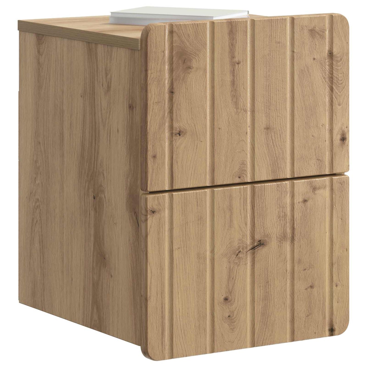 Vegghengt Nattbord Artisan eik 33 x 34,5 x 43 cm Konstruert tre