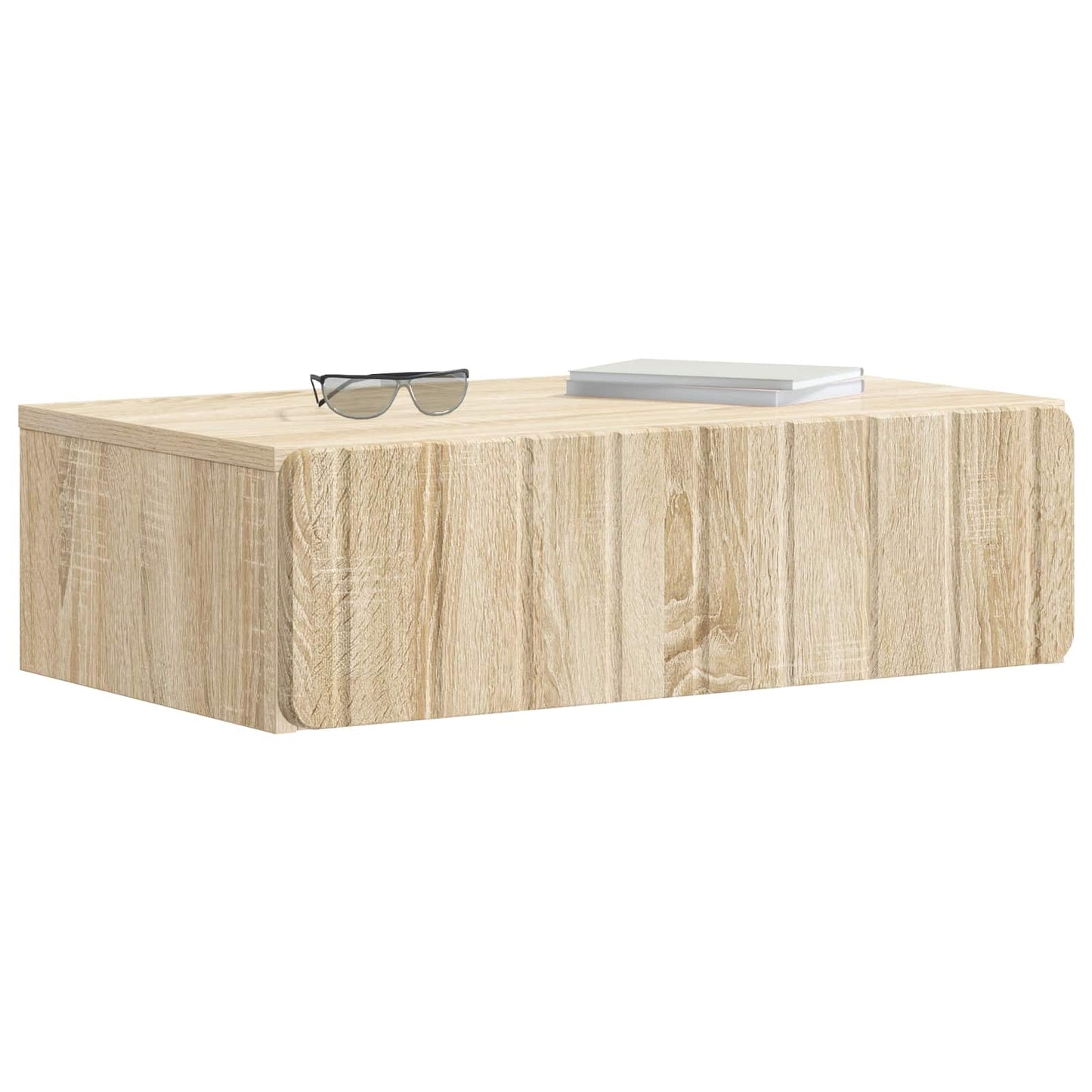 Vegghengt Sidebord Sonoma eik 59 x 34,5 x 17 cm Konstruert tre