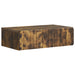 Vegghengt Sidebord Røkt Eik 59 x 34,5 x 17 cm Konstruert tre