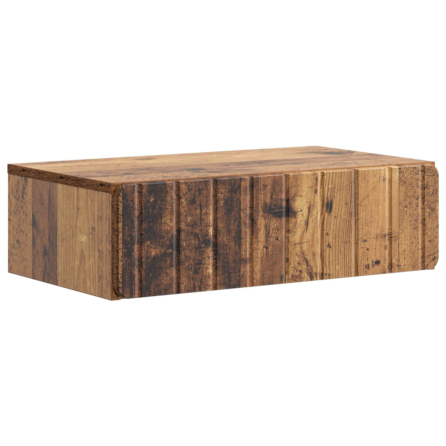 Vegghengt Sidebord Gammelt tre 59 x 34,5 x 17 cm Konstruert tre