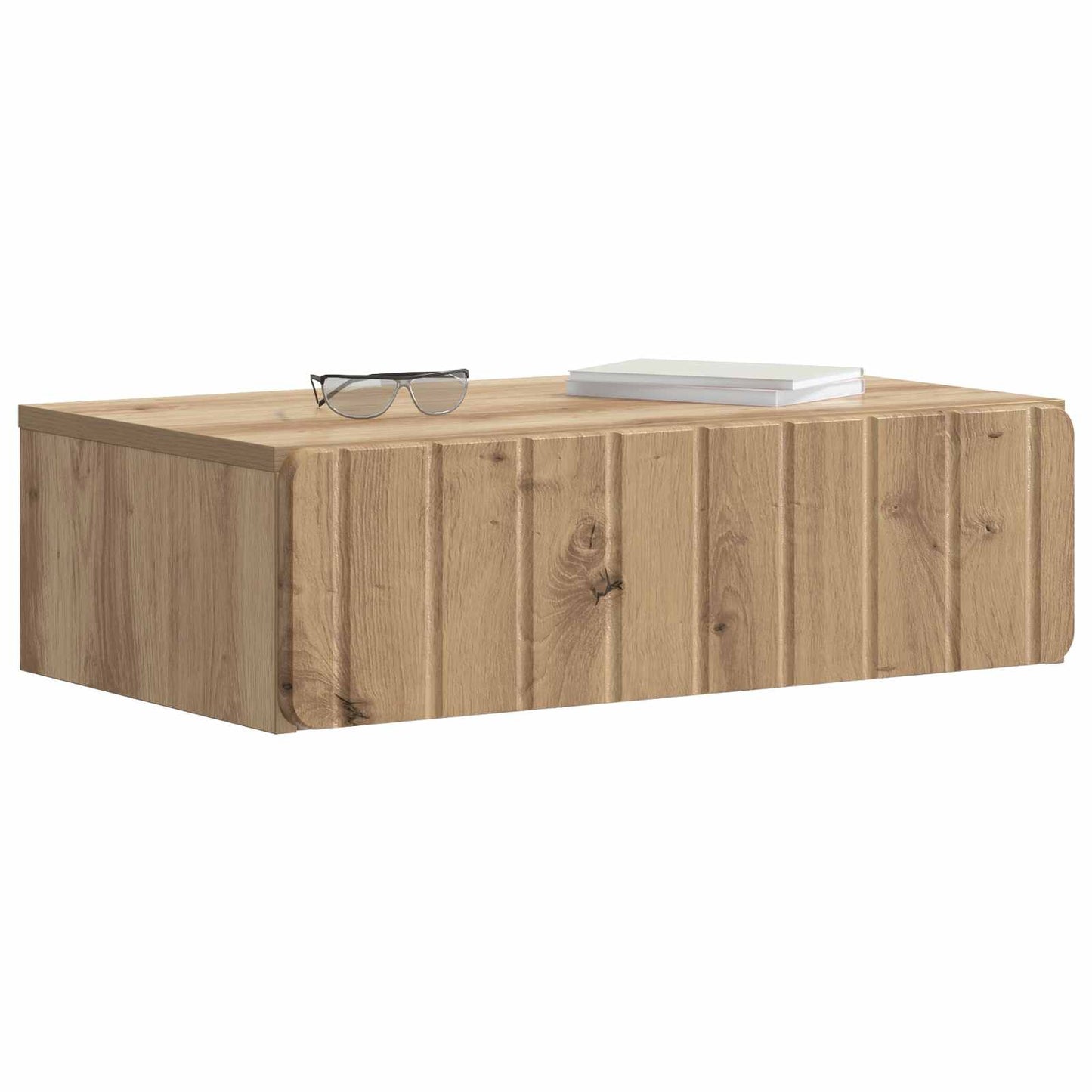 Vegghengt Sidebord 59 x 34,5 x 17 cm Konstruert tre Artisan eik