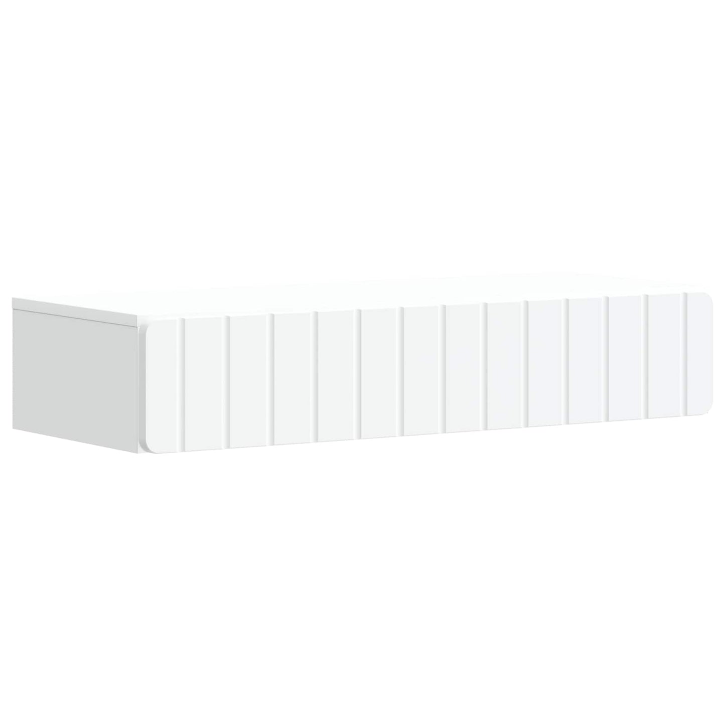 Vegghengt Sidebord Hvit 87,5 x 34,5 x 17 cm Konstruert tre
