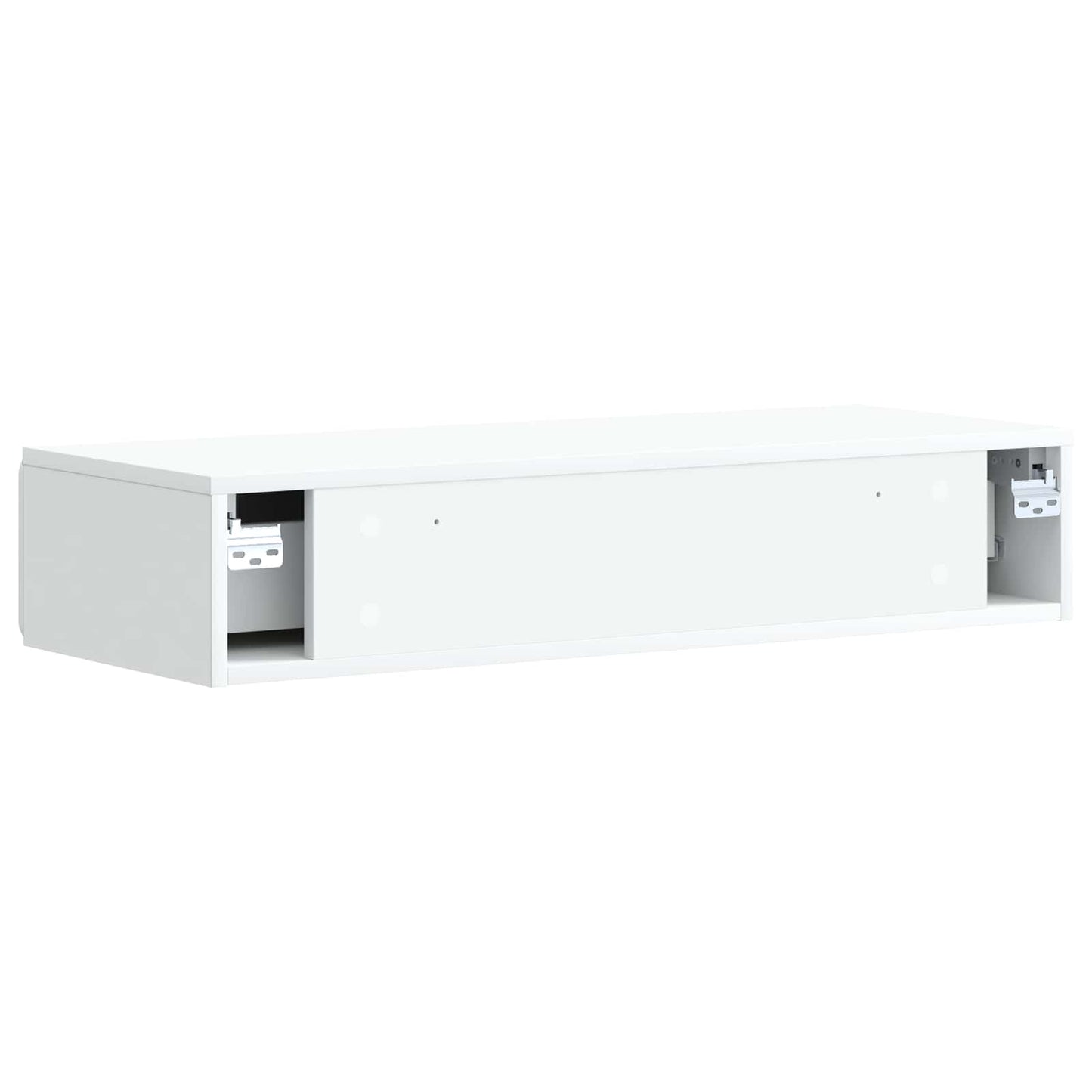 Vegghengt Sidebord Hvit 87,5 x 34,5 x 17 cm Konstruert tre