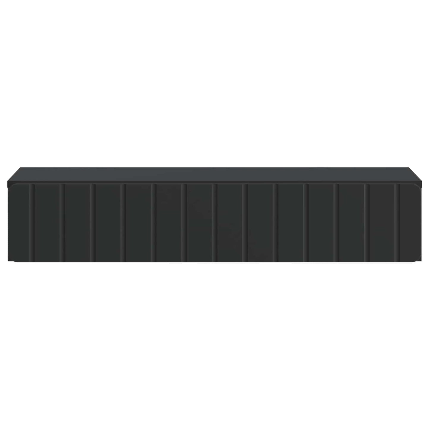 Vegghengt Sidebord Svart 87,5 x 34,5 x 17 cm Konstruert tre