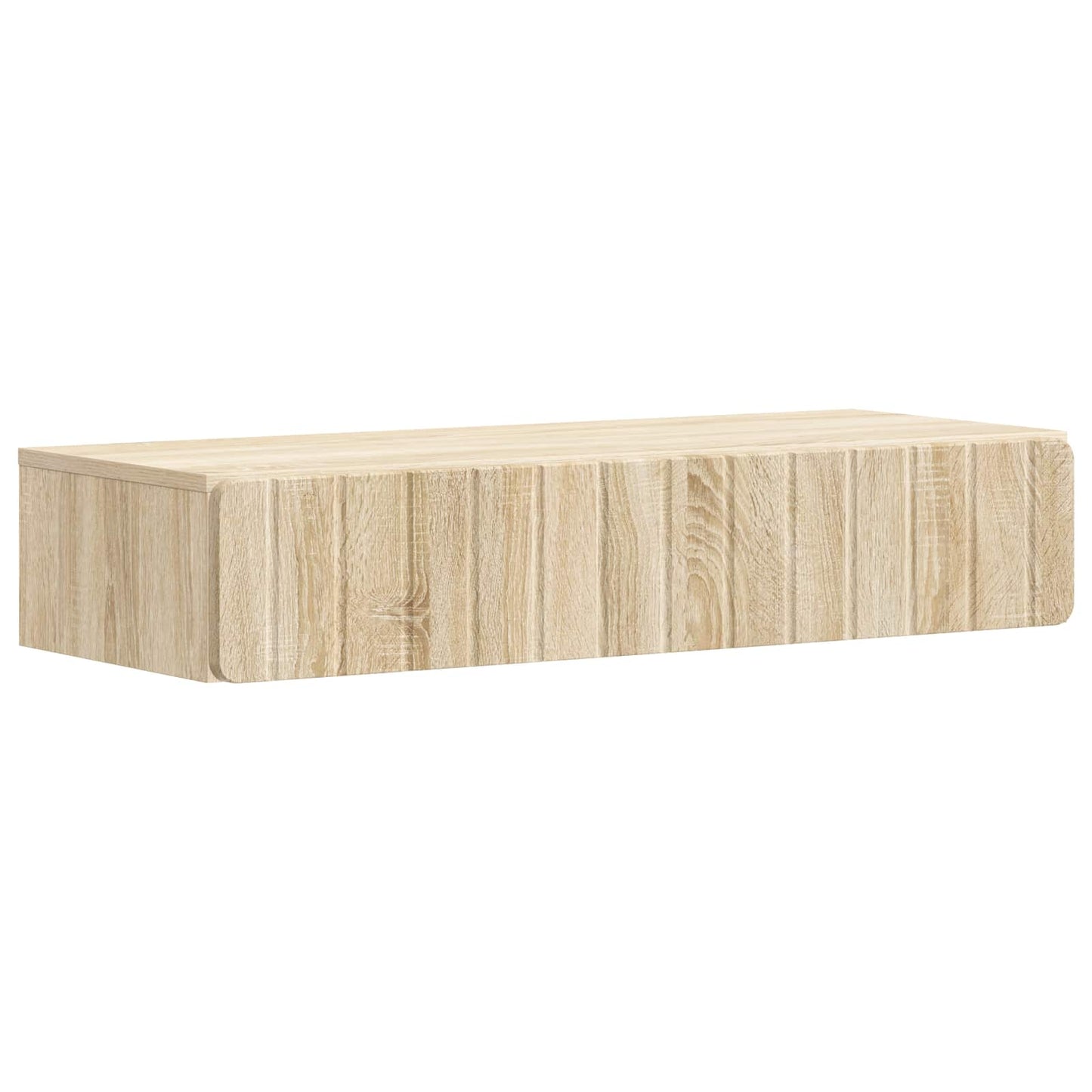 Vegghengt Sidebord Sonoma eik 87,5 x 34,5 x 17 cm