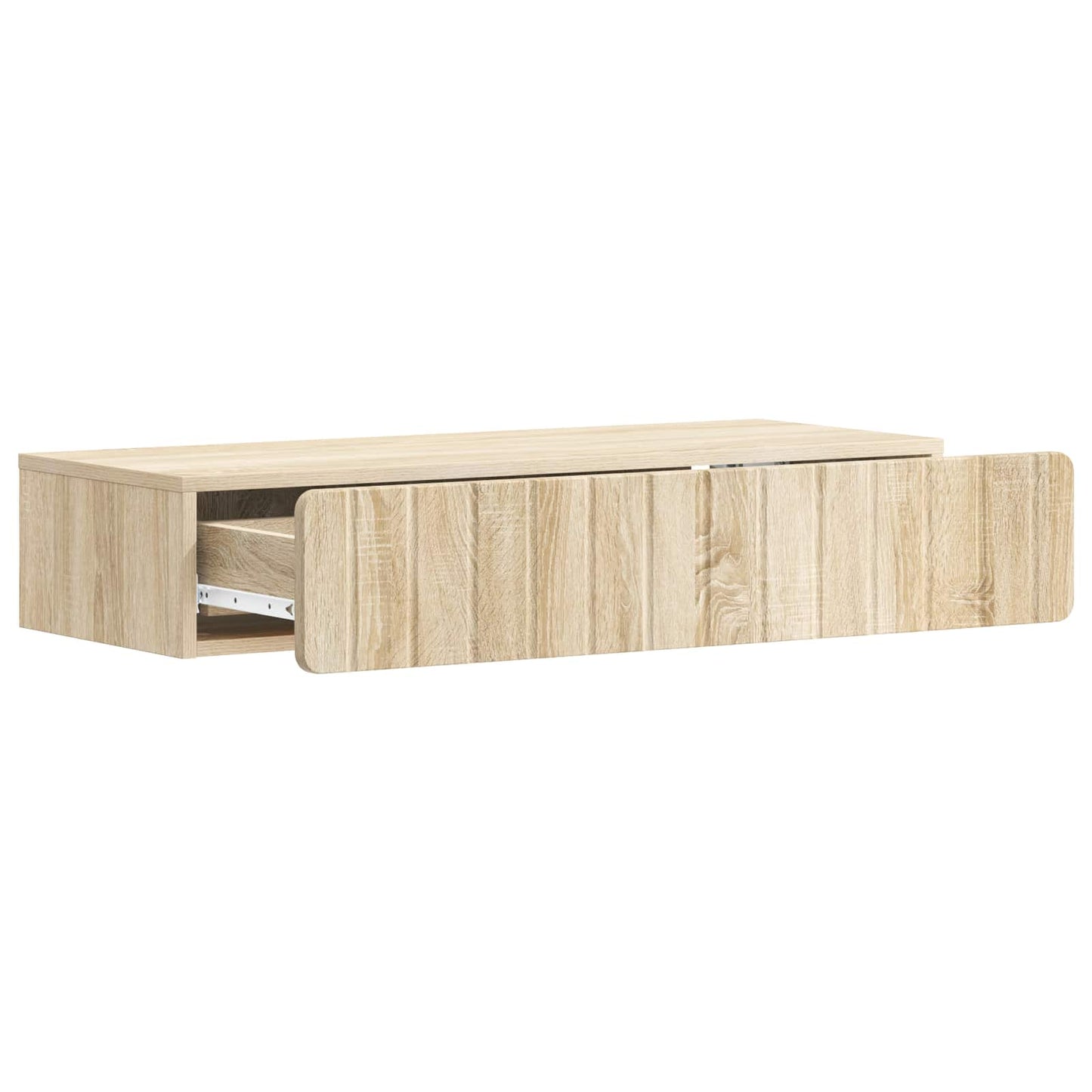 Vegghengt Sidebord Sonoma eik 87,5 x 34,5 x 17 cm