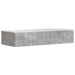 Vegghengt Sidebord Betonggrå 87,5 x 34,5 x 17 cm Konstruert tre