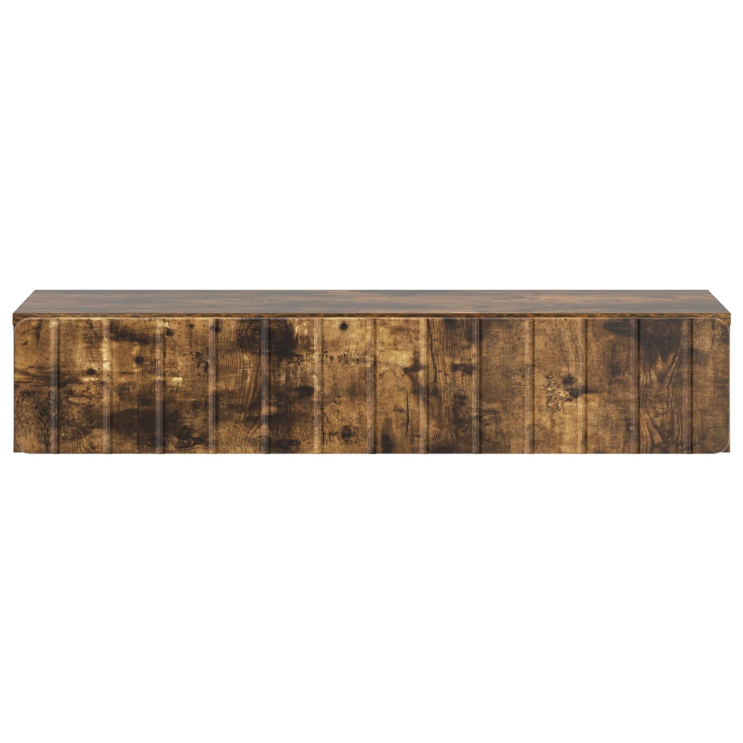 Vegghengt Sidebord Røkt Eik 87,5 x 34,5 x 17 cm Konstruert tre