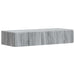 Vegghengt Sidebord Grå sonoma 87,5 x 34,5 x 17 cm