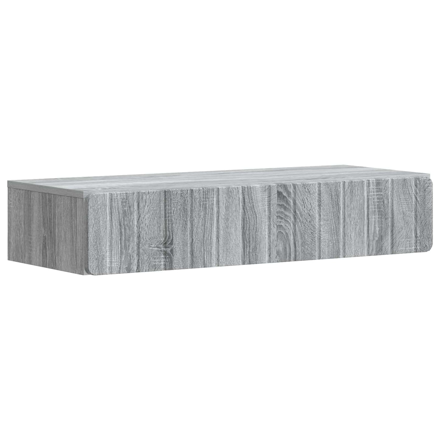 Vegghengt Sidebord Grå sonoma 87,5 x 34,5 x 17 cm