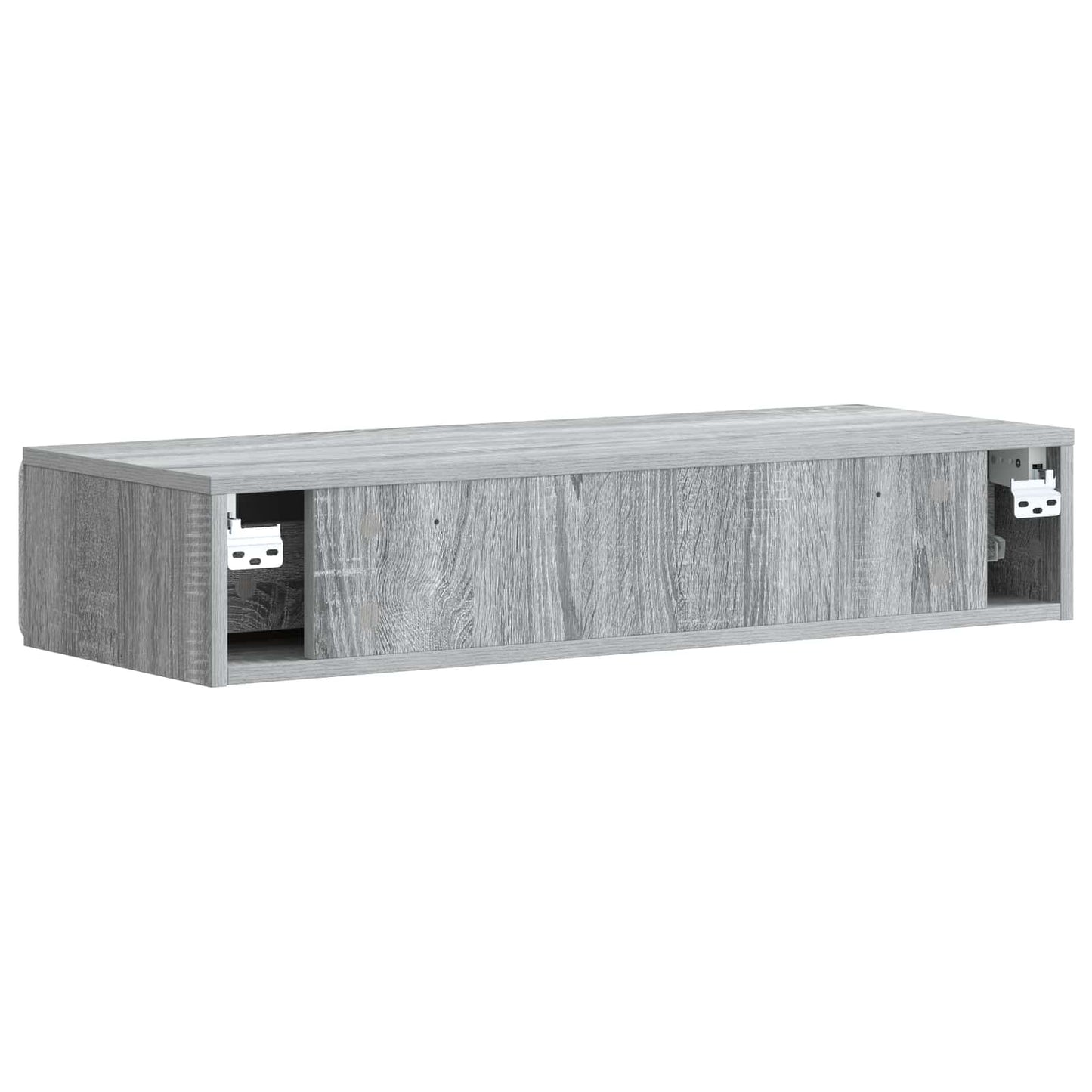 Vegghengt Sidebord Grå sonoma 87,5 x 34,5 x 17 cm
